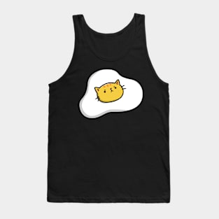 Angry cat egg Tank Top